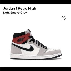 Air Jordan 1 Retro High OG Light Smoke Grey